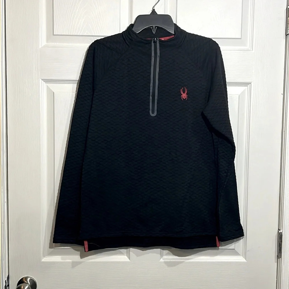 SPYDER Pro-w8 active 1/4 zip long sleeve pullover. Tag removed. PTP 20” (Medium)